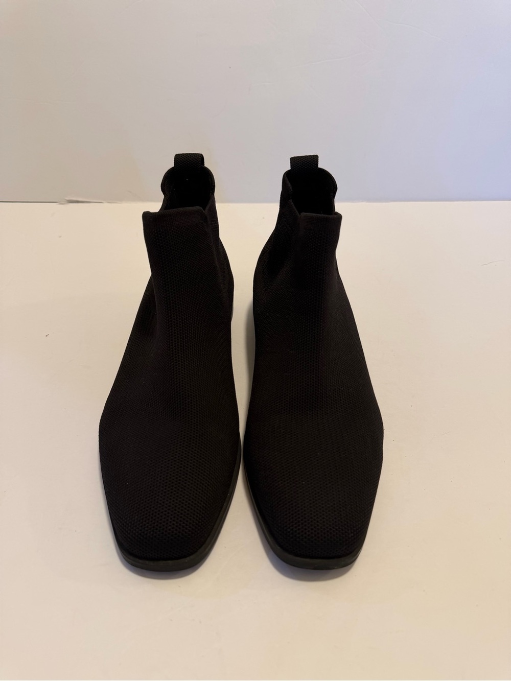 Vivaia Square-Toe Water-Repellent Ankle Boots Black Size 41